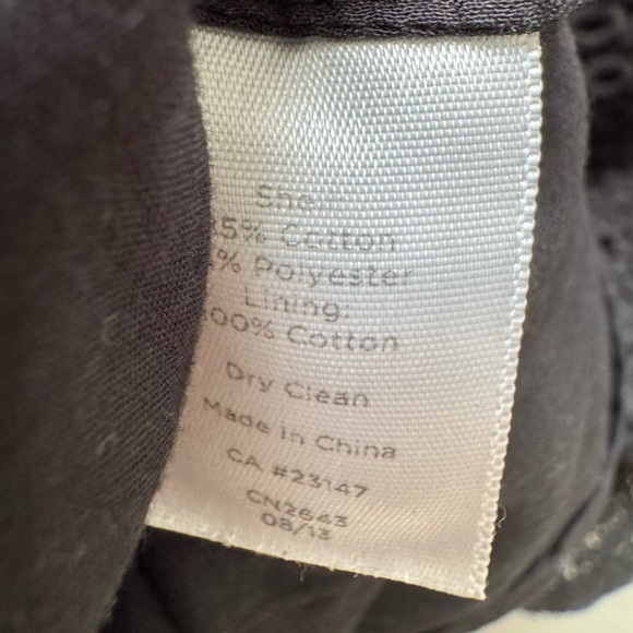 Talbots 1X Crochet Lace Blouse, Black - Picture 4 of 4